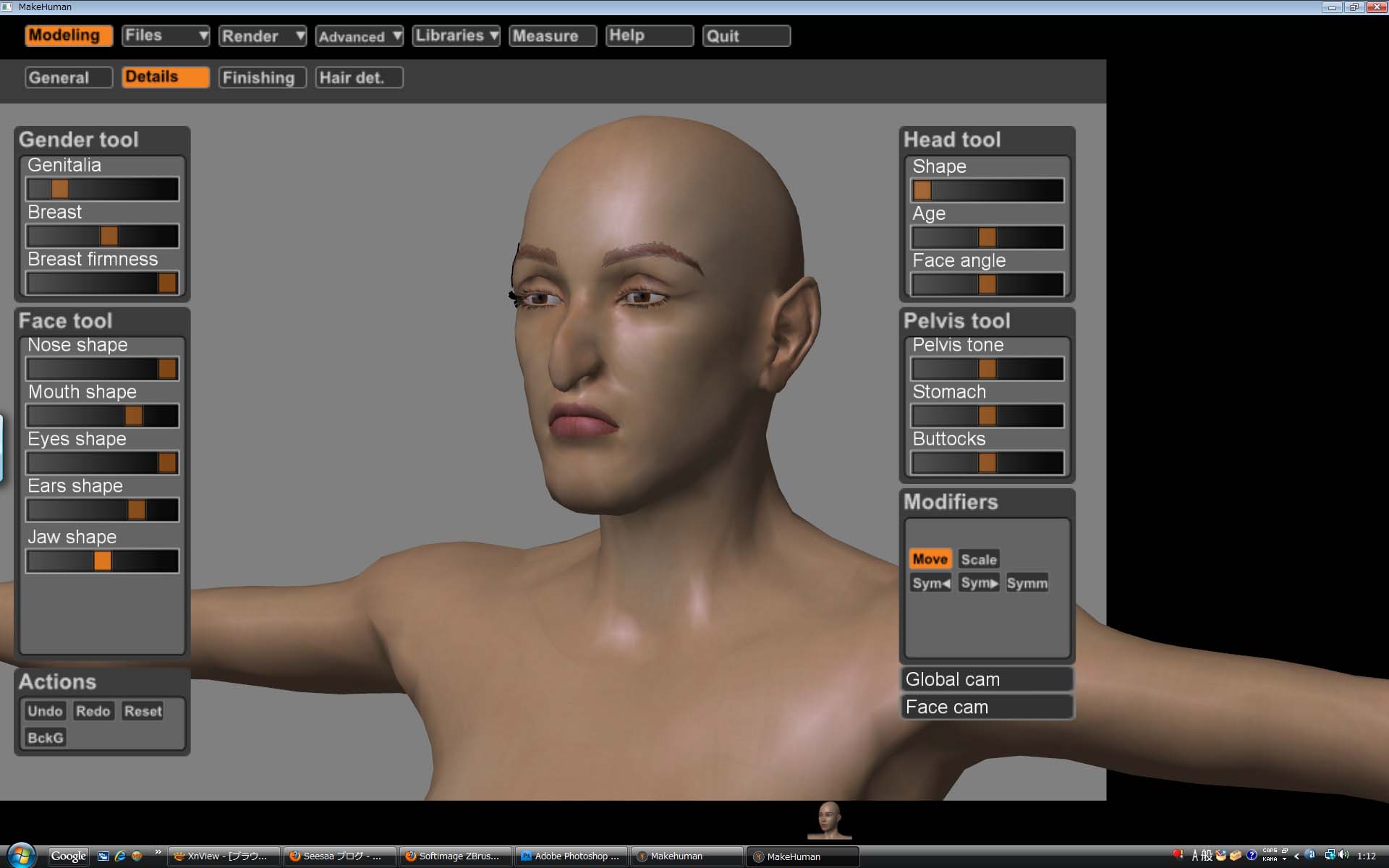 Human Modeling Make Human Softimage Zbrush Beginners Luck