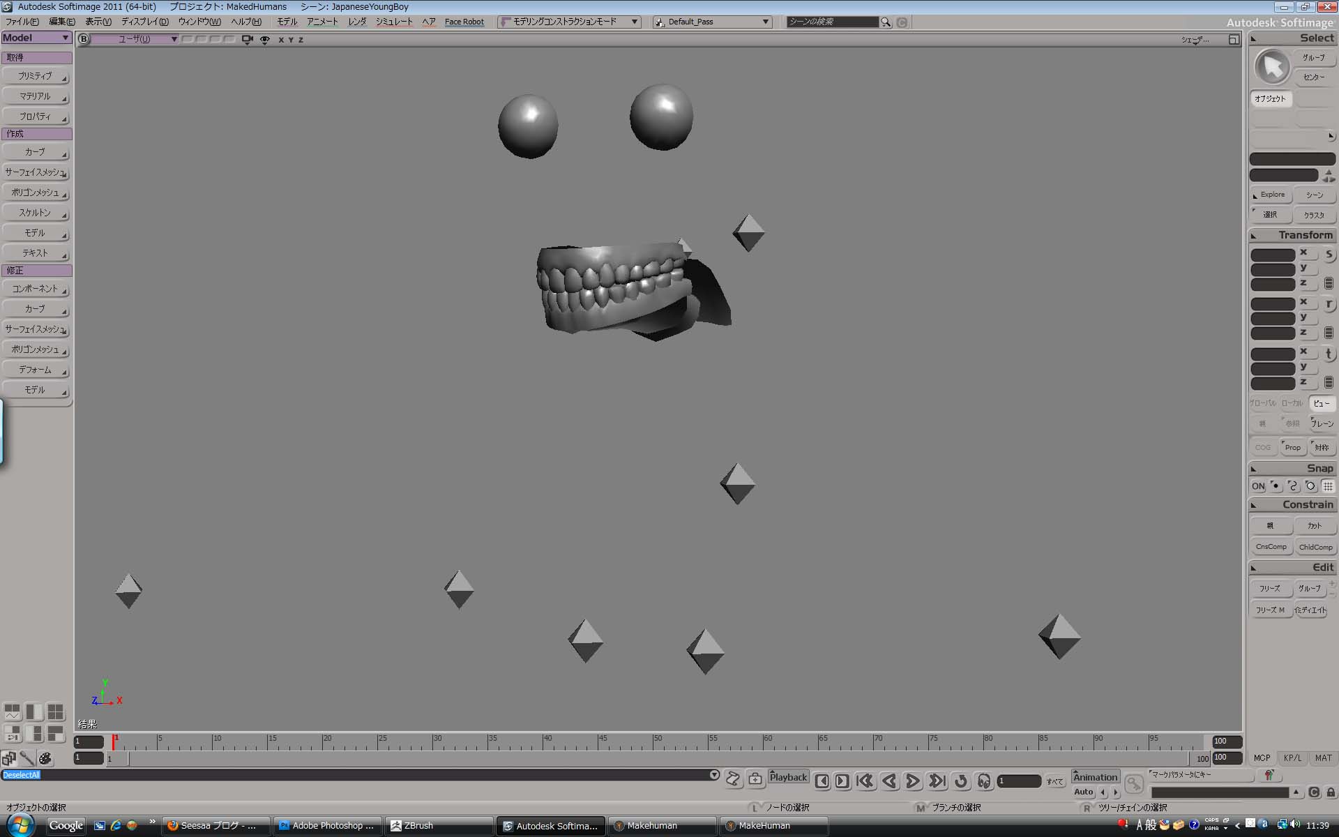 Human Modeling Make Human Softimage Zbrush Beginners Luck